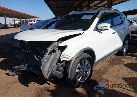 2017 Nissan Rogue Sv z USA, uszkodzony, nr VIN KNMAT2MT4HP598074